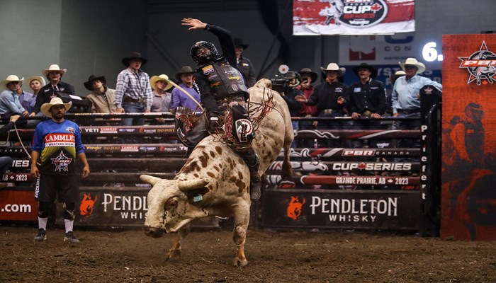 2017 PBR Canada Rookie of the Year Coy Robbins Wins Round 1 of Cup Series Event in Grande Prairie, Alberta