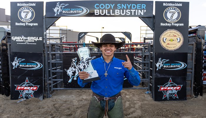 Young Gun Jayden Roy Wins Final Installment of the 2026 Cody Snyder Charity Bullbustin’ to Crack the Top 10 in the Race for the PBR Canada Championship
